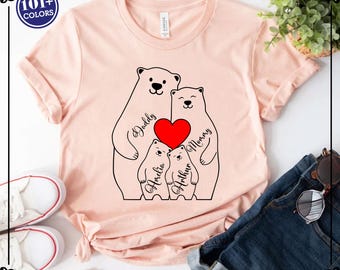 Matching Family Bear Shirts: Father's Day Outfit