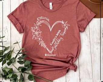 80th Birthday Trip Shirt, Custom Family Trip Tshirt, Women's Party Crew Matching Tee