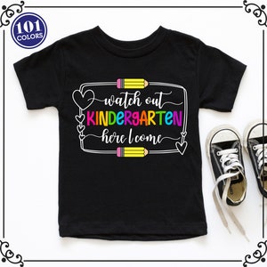 First Day of Kindergarten Shirt, Back to School Shirt, Preschool Shirt, Teacher Team Shirt, First Day of School Shirt, Gift for Teachers