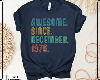 50th Birthday Shirt, Since 1976, Birthday Girl Tshirt