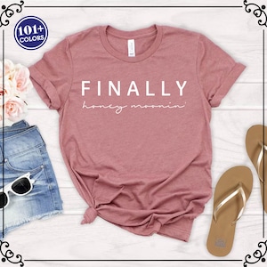 Chemise femme mari : ensemble de t-shirts assortis pour lune de miel