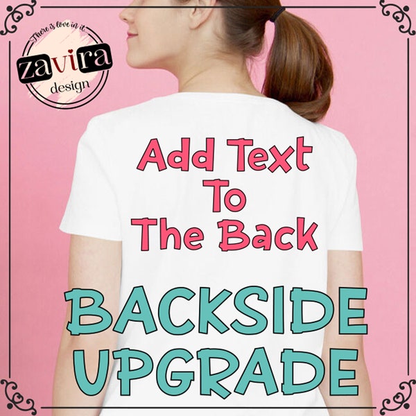 Backside Text Upgrade