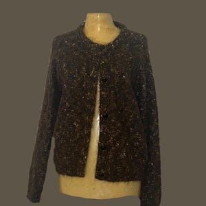Cárdigan vintage de mezcla de mohair