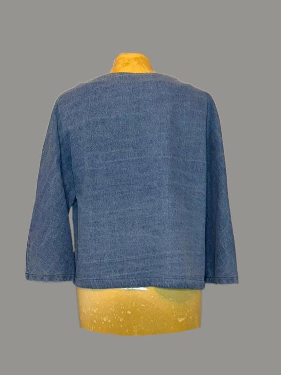 Avant Garde Denim Jacket | Grommet Detail, Size Small, Foto 4 von 5