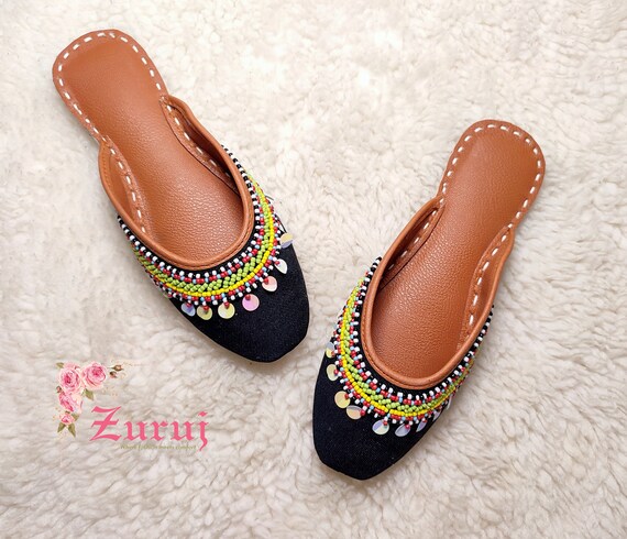 Buy Black Flat Shoes for Women by THE DESI DULHAN Online | Ajio.com