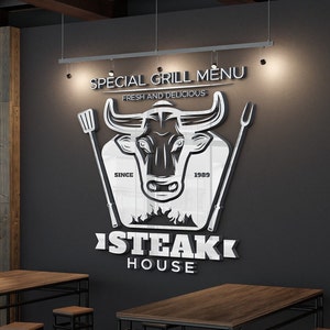 3d Custom Logo, Custom Sign, İndoor Sign, Wall Decor, Wall hangings, 3d Office Logo, Backlit Sign, 3d metal sign, indoor logo, wall sign