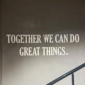 Custom 3D Acrylic Letters: Office & Wall Decor
