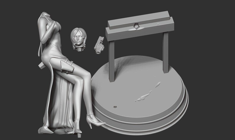Ada Wong - Resident Evil 3D Print Model - Etsy