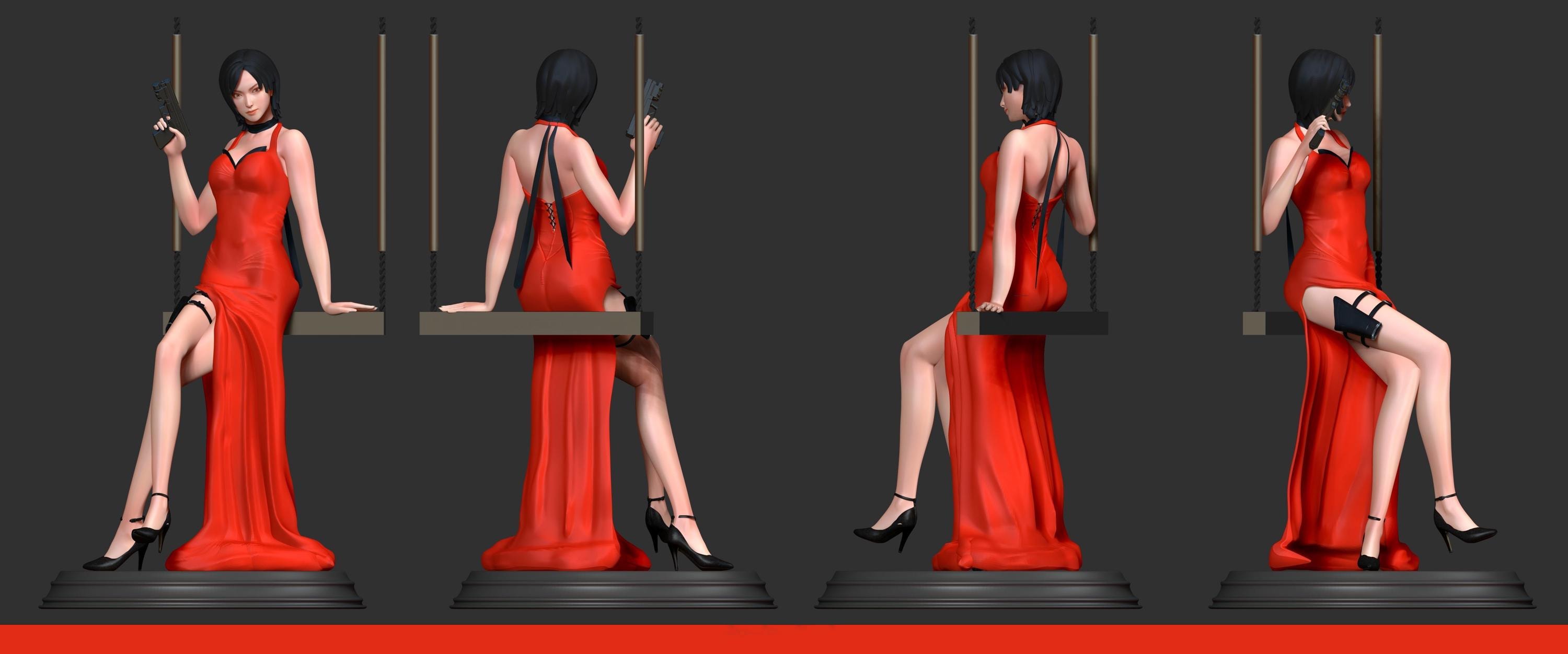 Ada Wong - Resident Evil 3D Print Model - Etsy