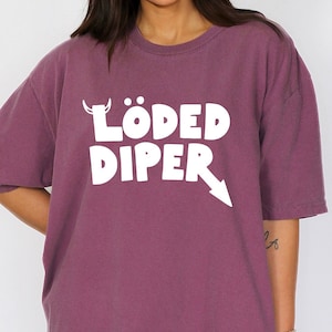 Löded Diper Comfort Colors Shirt, Vintage Look Shirt, Diary of a Wimpy Kid Tee, Unisex Rodrick Rules Tee, Gifts for Kids, Boys Girls Shirts