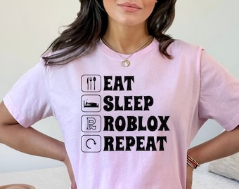 Eat sleep Roblox Repeat  Essential T-Shirt by bumpeshop