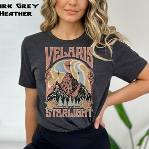 Velaris City Of Starlight Shirt, ACOTAR Tee, Comfort Retro Velaris Shirt, Unisex House Of Wind Book Clothing, Night Court Sarah J Mass