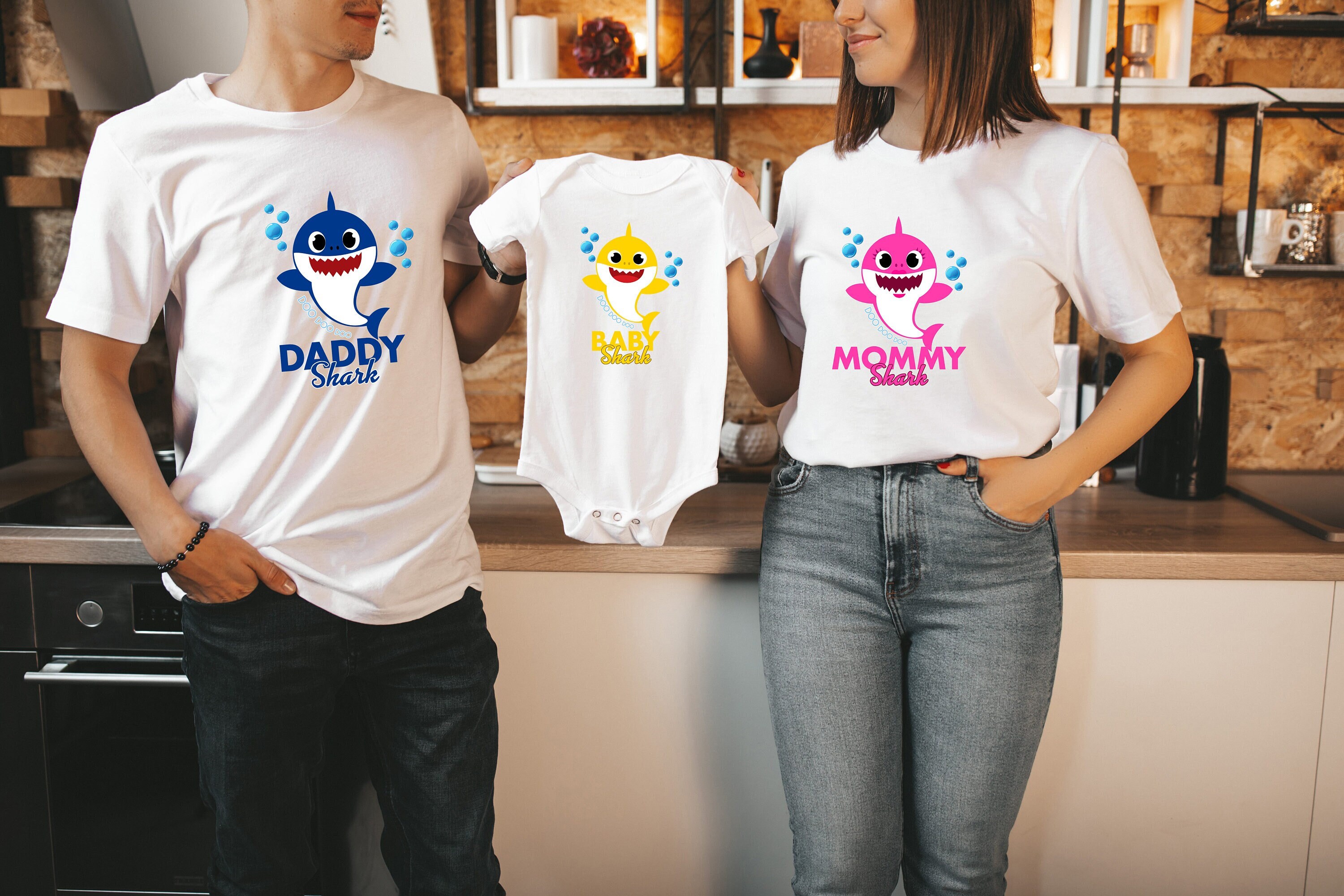 Pops Shark Tshirt Doo Doo Funny Baby Mommy Kids Tee Pops Shark Tshirt Doo Doo Funny Baby Mommy Kids Tee