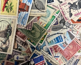 100 different used stamps from the country of your choice from Great Britain to Norway, Worldwide or United States