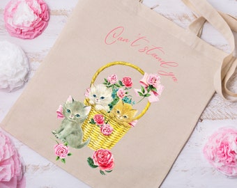 Tote bag aesthetic, Cat tote bag, Coquette Tote Bag, Coquette, Kitsch