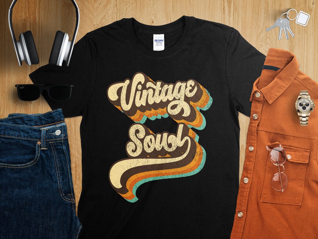 【KOOLOSET】Vintage Soul Graphic Tee Vintage Soul Shirt, Vintage Shirt, Vintage Rock N Roll Shirt