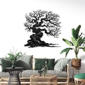 Metal Tree Wall Art - Modern Home Decor | Artistic Metalwork for Living Room, Bedroom & Office&quot;
