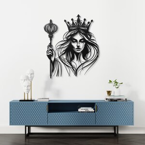 Sophisticated Lady Metal Wall Art