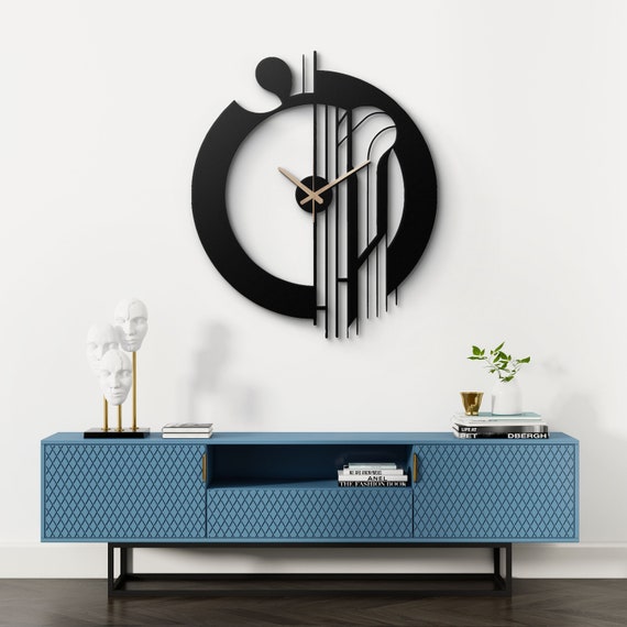 Minimalist Geometric Wall Clock | Modern Elegant Timepiece | Unique Home Decor | Simple and Stylish Wall Art
