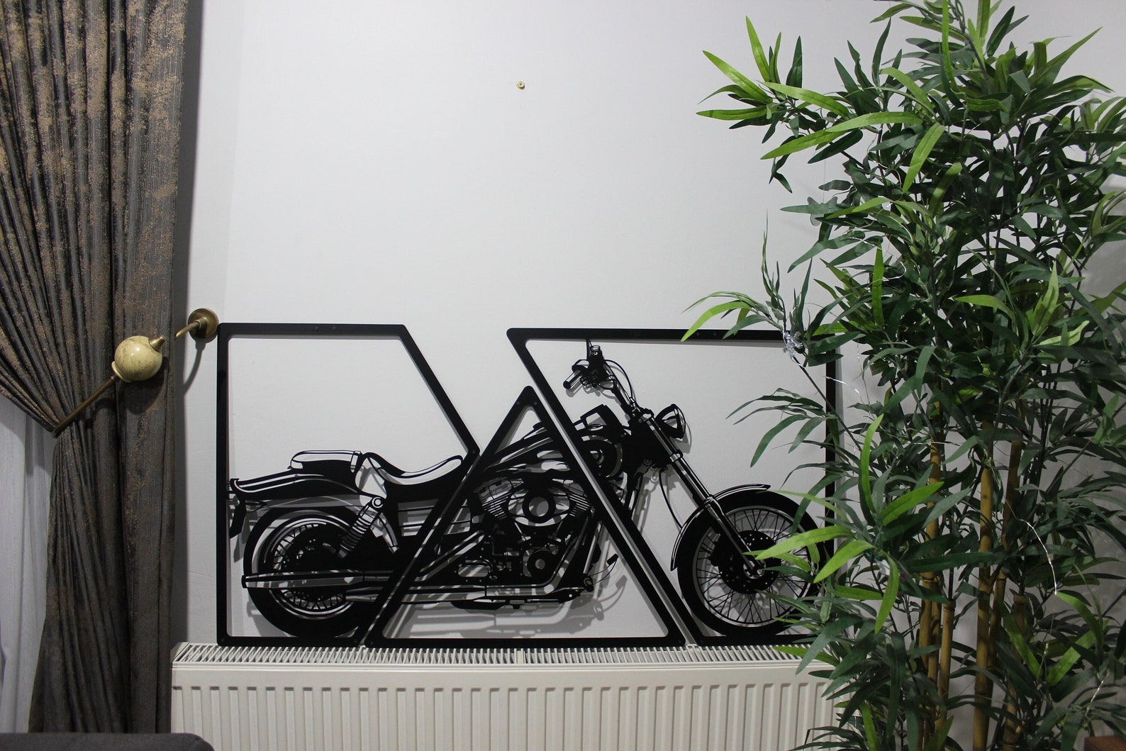 Motorcycle Metal Wall Art Motorcycle Wall Decor Garage Etsy