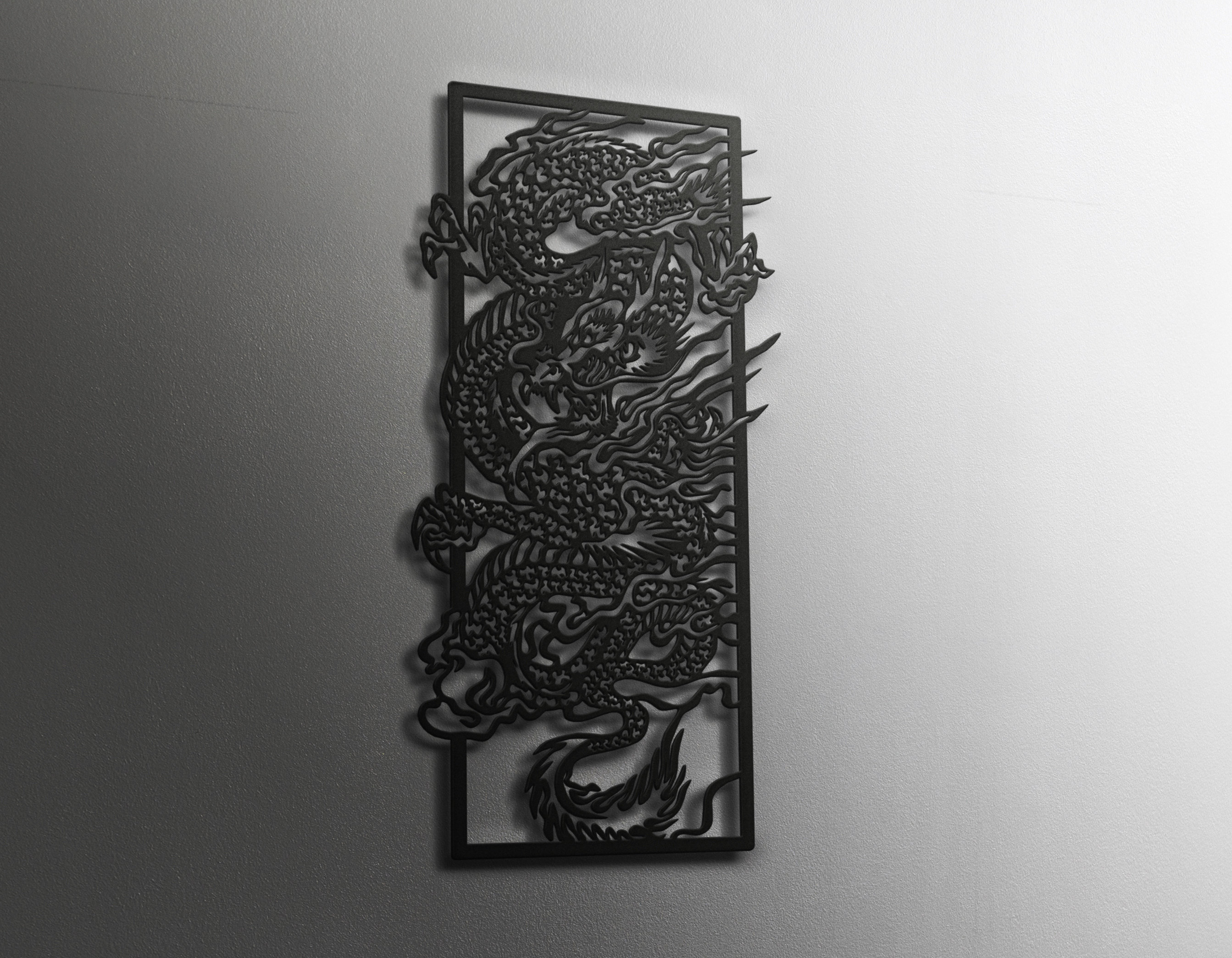 Dragon Cloud Metal Wall Art Dragon Art Dragon Wall Decor Man Etsy