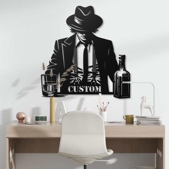 Custom Gangster Metal Wall Art, Vintage Mobster Decor, Personalized  Wall Hanging, Unique Bar Sign Retro Home Gift