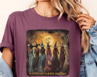 Vintage Halloween Witch Shirt,Witchy Shirt,Spooky Witch Shirt,Halloween Gift For Her,Witch Gift,Witches Coven,Gift For Witch,Femininist Tee