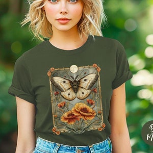Butterfly Garden Shirt,Fall Butterfly Shirt,Wildflower Shirt,Butterfly Lover,Nature Lover Gift,Cottagecore Shirt,Botanical Tee,Gift For Her