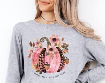 Womens Coquette Pumpkin Shirt,Cute Fall Pumpkin Tee,Thanksgiving Pumpkin Shirt,Pink Pumpkin Shirt,Halloween Pumpkin Shirt,Fall Gift For Her