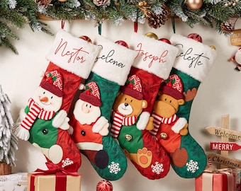 Christmas Stockings Personalized,Personalized Holiday stocking,Custom Family Stockings With Names,Family Christmas stockings,Christmas Decor