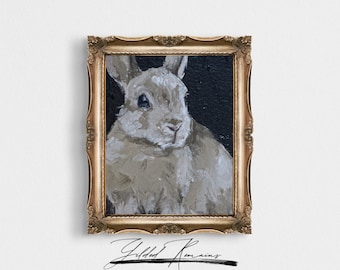 The Bunny Painting ⎮ DIGITAL DOWNLOAD PRINTABLE