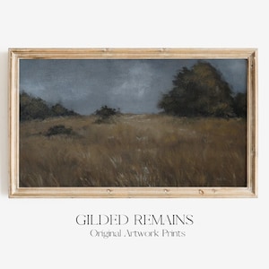 Samsung Frame TV Art | Oryginalny obraz | Vintage Landscape DIGITAL Painting Farmhouse | Vintage Decor