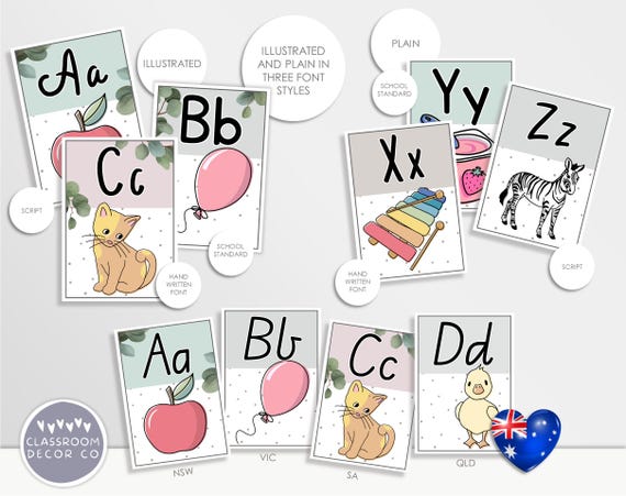Pinnwand-Buchstaben Set Mit Wachstumsmindset-Poster – ABC Alphabet & Motivationssprüche Fürs Klassenzimmer