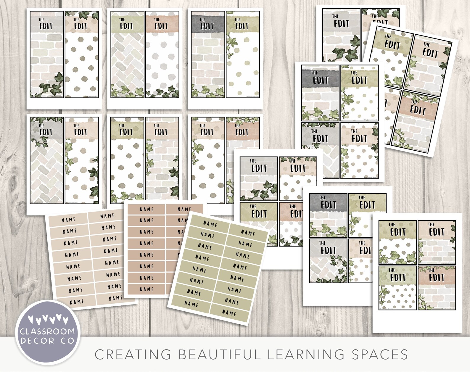 Group Color Labels BOHO FARMHOUSE Reading Groups Labels, Classroom Group Organization ...
