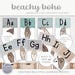 BEACHY BOHO American Sign Language Posters, ASL Display Posters ...