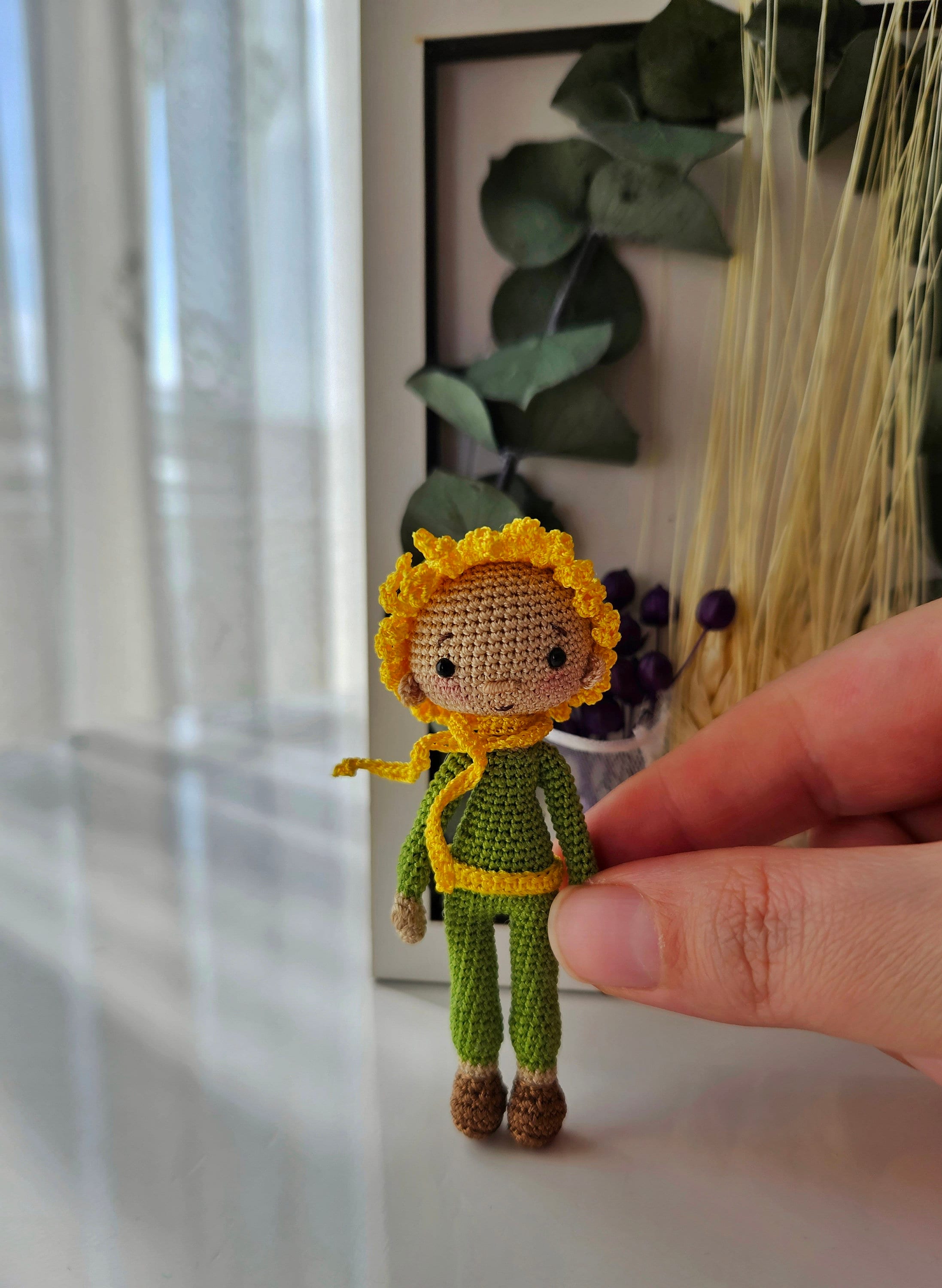 The Little Prince Mini Amigurumi Doll Miniature, Character, Amigurumi ...