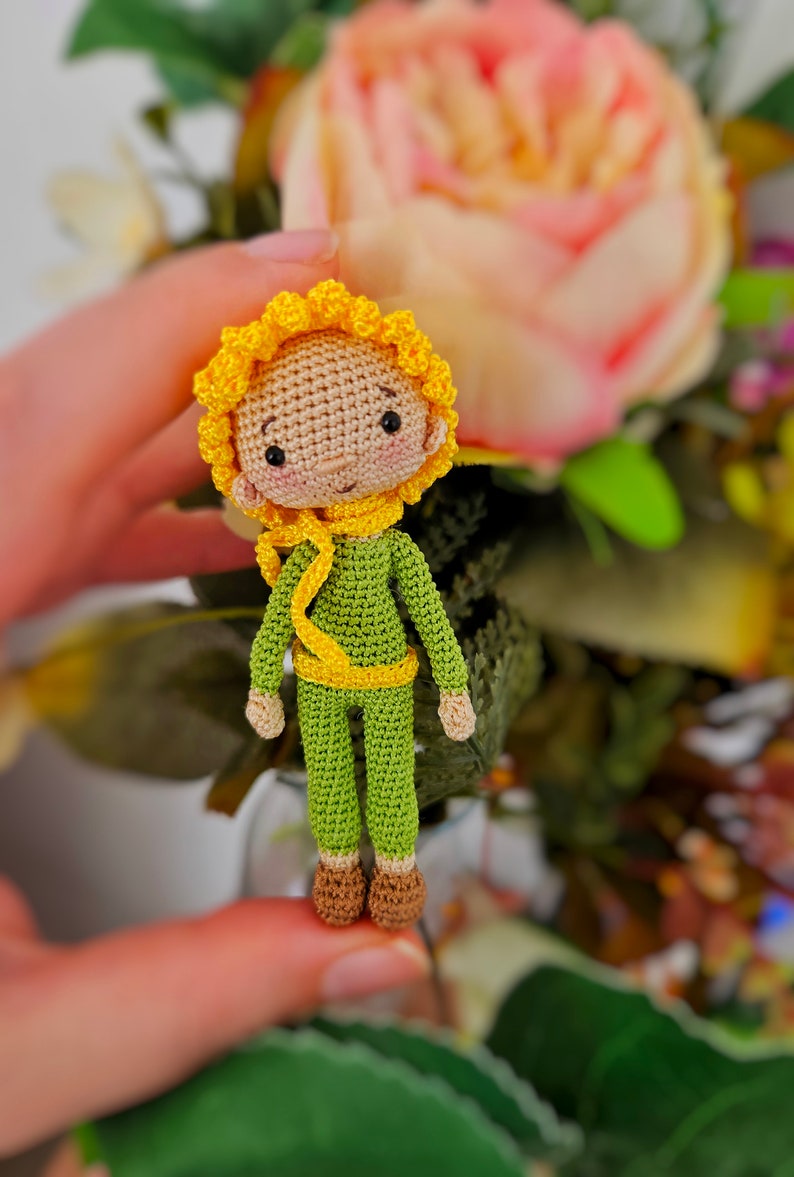 The Little Prince Mini Amigurumi Doll Miniature Character - Etsy
