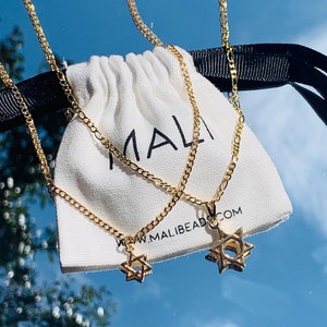 18K Kids Star of David Necklace, Judaica Jewelry for baby, Magen David Gold Kids Necklace, Jewish Kids Gift, Gold filled, Batmitvah Gift