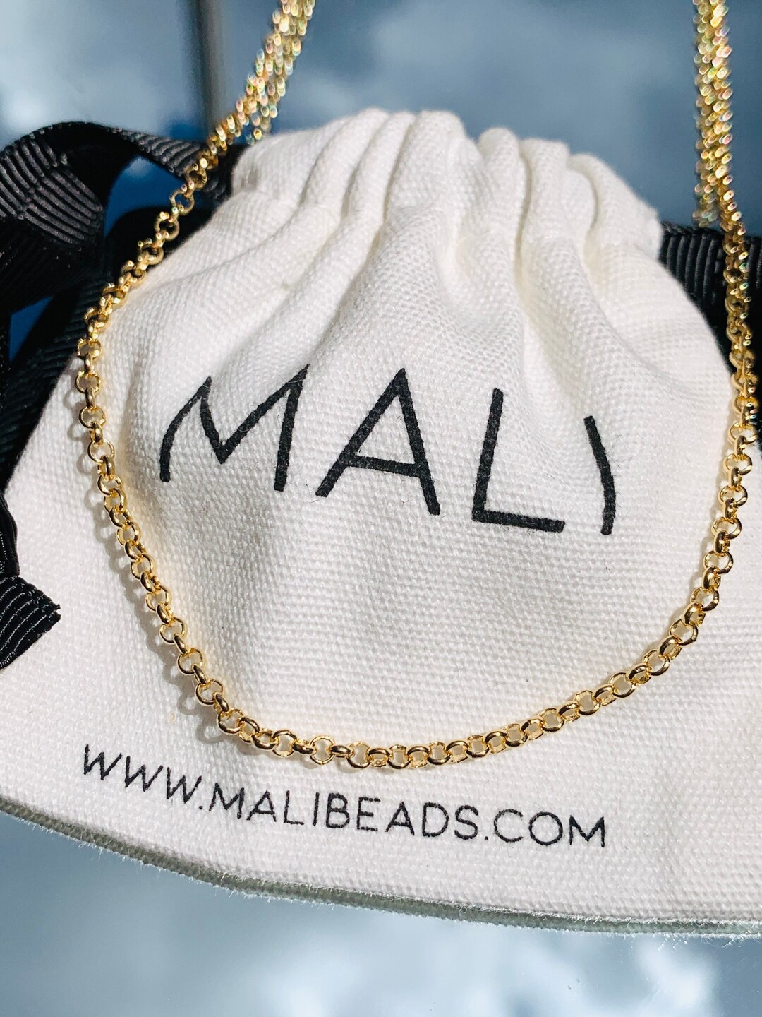 18K Thin Gold Necklace for Baby,kids Gold Necklace,toddler Charm