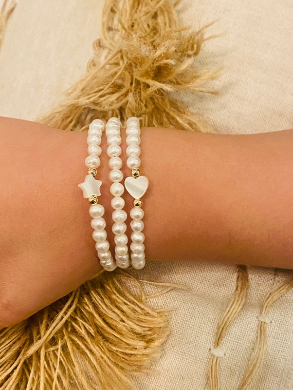 Baby girl hotsell pearl bracelet