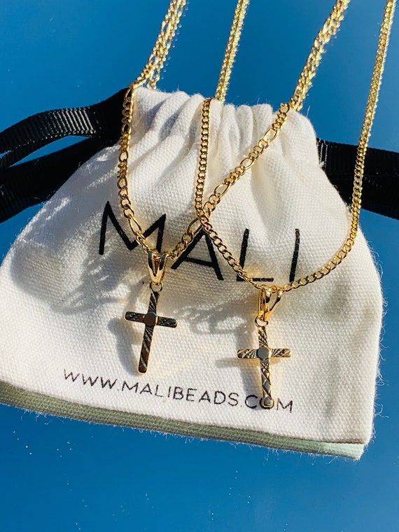 18K Baby Necklace for Boy kids Gold Necklace toddler Boy Necklace