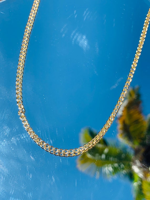 22k Plain Gold Necklace JG-2103-00670 – Jewelegance