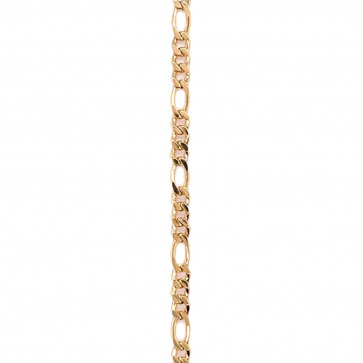 18K Gold Filled Baby Figaro Chain Necklace - Etsy