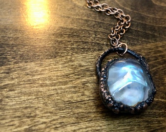 Electroformed Crystal Pendant