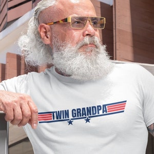 Pregnancy reveal shirt for grandpa, Top Dad Grandpa Fathers Day Gift, Level up to Grandpa Shirt, Grandpa tshirt, Twin Grandpa to be gift