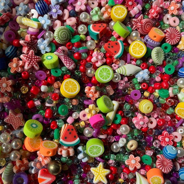summer bead confetti | summer bead scoop | bead soup | summer bead soup | summer beads |