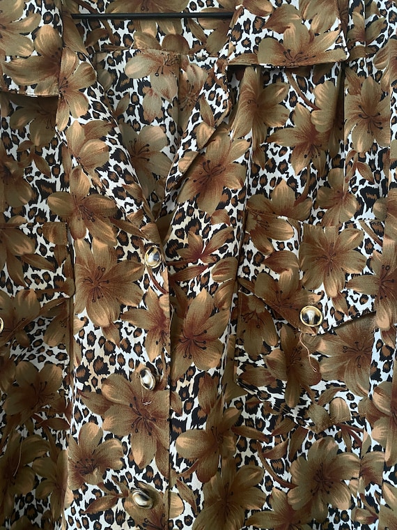 Animal Print Blouse - image 2