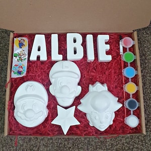 Super Mario Personalised Painting Set
