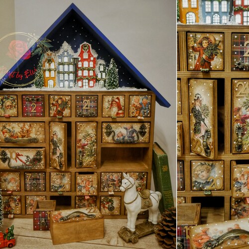 Advent Calendar Woodphoto Props Vintage Christmashandmade - Etsy advent-calendar-woodphoto-props-vintage-christmashandmade-etsy