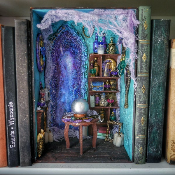 Finished Magic Book Nook Etsy